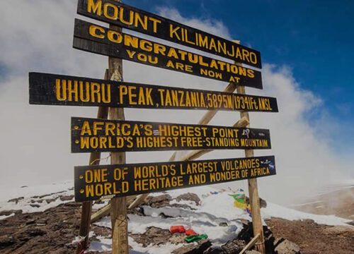 5 Days Kilimanjaro Climb Marangu Route